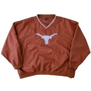 Vtg Texas Longhorns Windbreaker Jacket Mens XXL Burnt Orange ProPlayer 90's Y2K